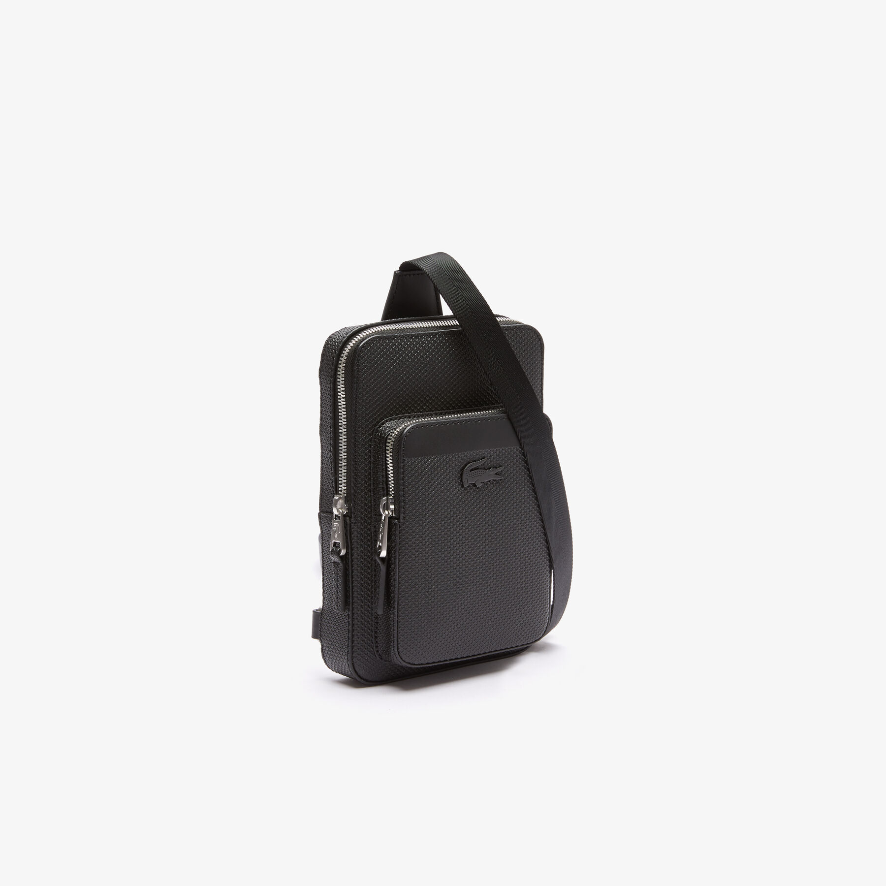 Men's Chantaco Piqué Leather Body Bag lacoste men s chantaco piqu leather body bag