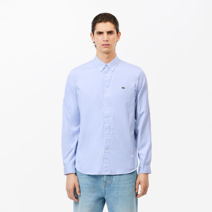 Men's Regular Fit Striped Cotton Shirt
