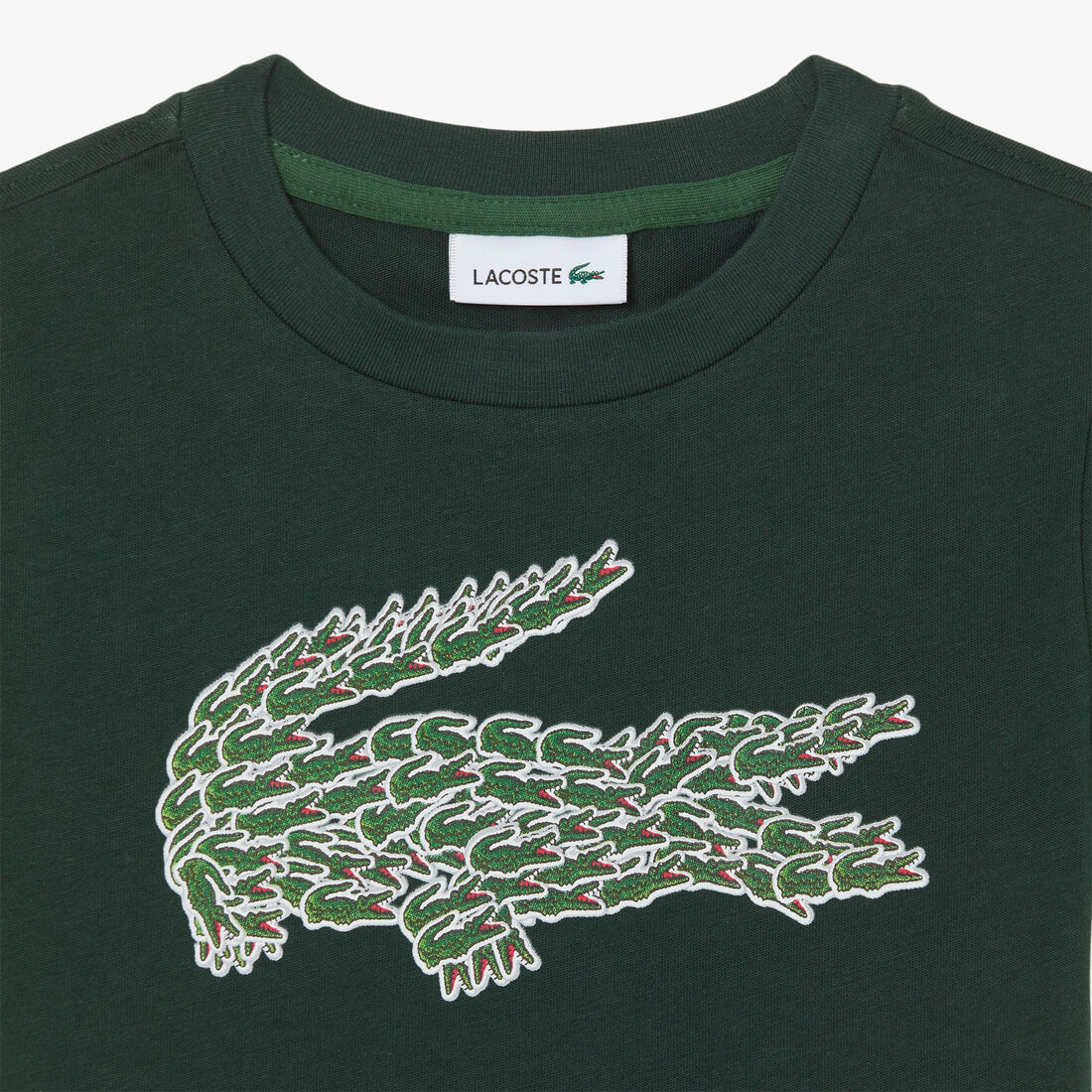 Crocodile Print Cotton T-shirt Crocodile Print Cotton T-shirt