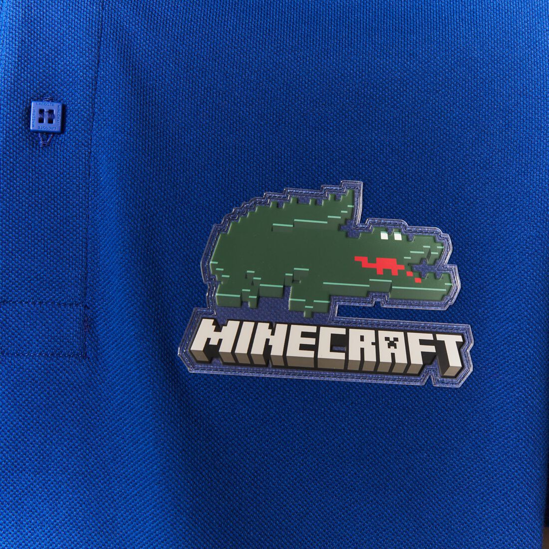 Unisex Lacoste x Minecraft Classic Fit Organic Cotton Polo Shirt Unisex Lacoste x Minecraft Classic Fit Organic Cotton Polo Shirt