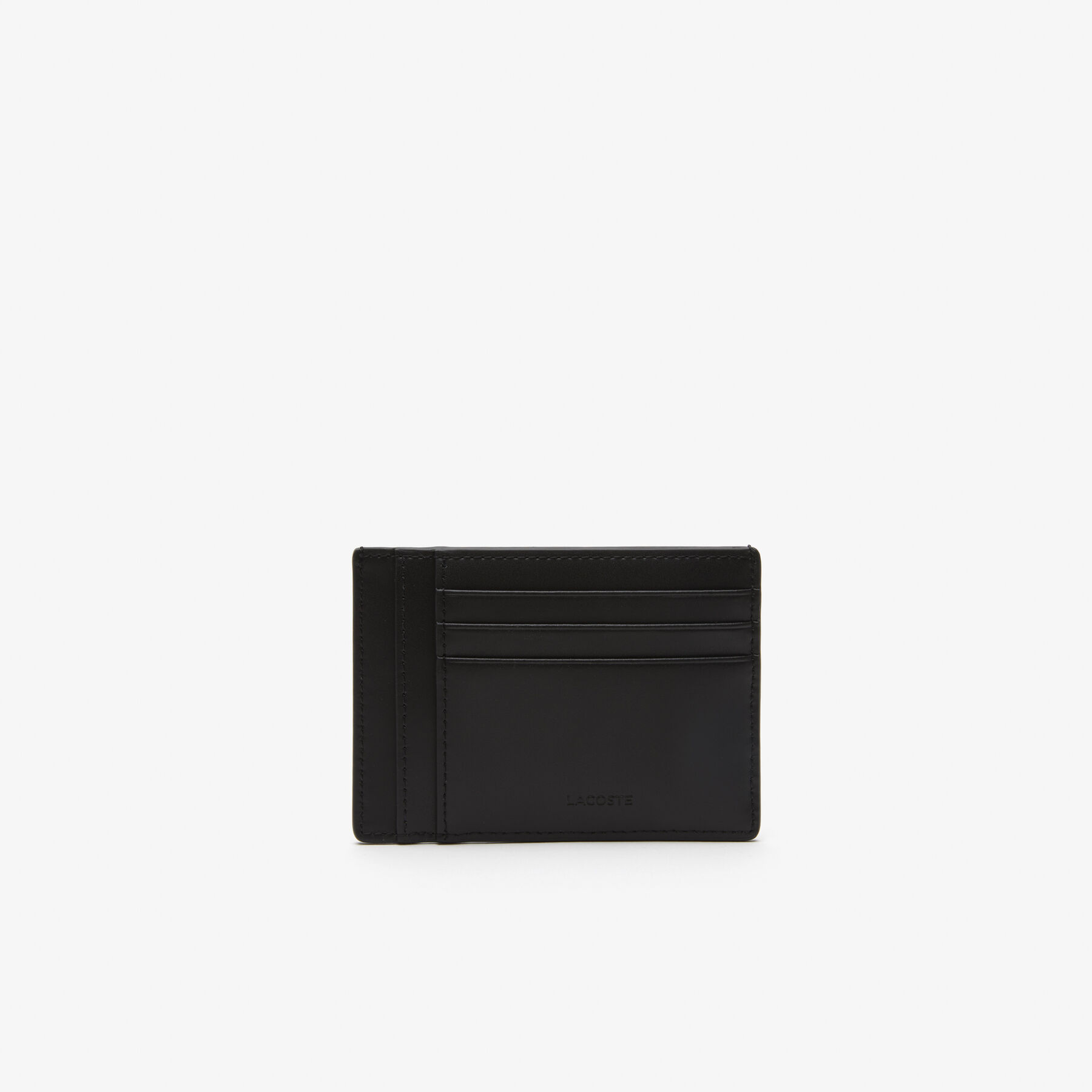 Men's Lacoste Chantaco Calfskin Leather Card Holder Men's Lacoste Chantaco Calfskin Leather Card Holder