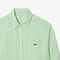 lacoste oversized striped linen shirt