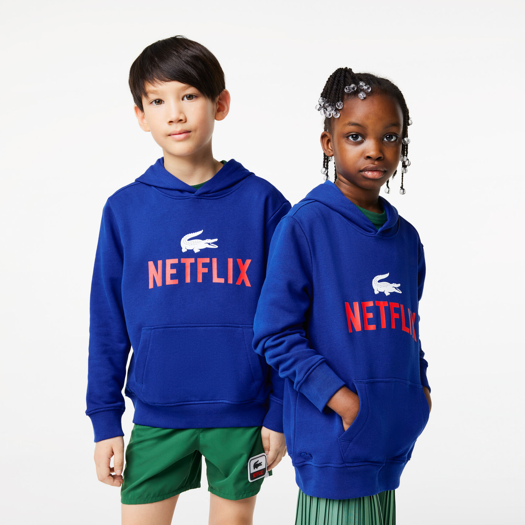 هودي قطن عضوي للأطفال مجموعة Lacoste x Netflix هودي قطن عضوي للأطفال مجموعة Lacoste x Netflix
