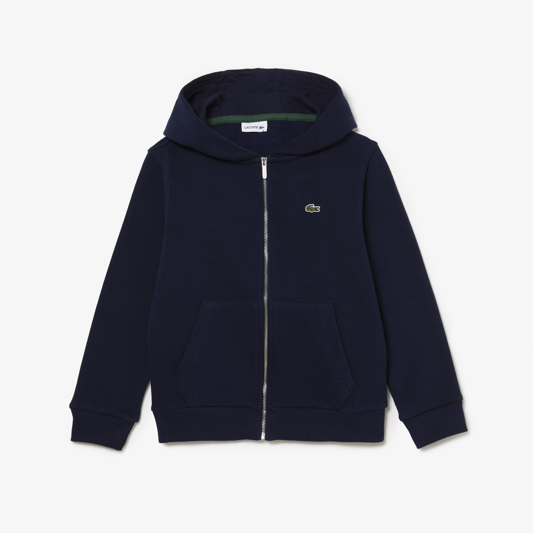 Kangaroo Pocket Zip Front Hoodie