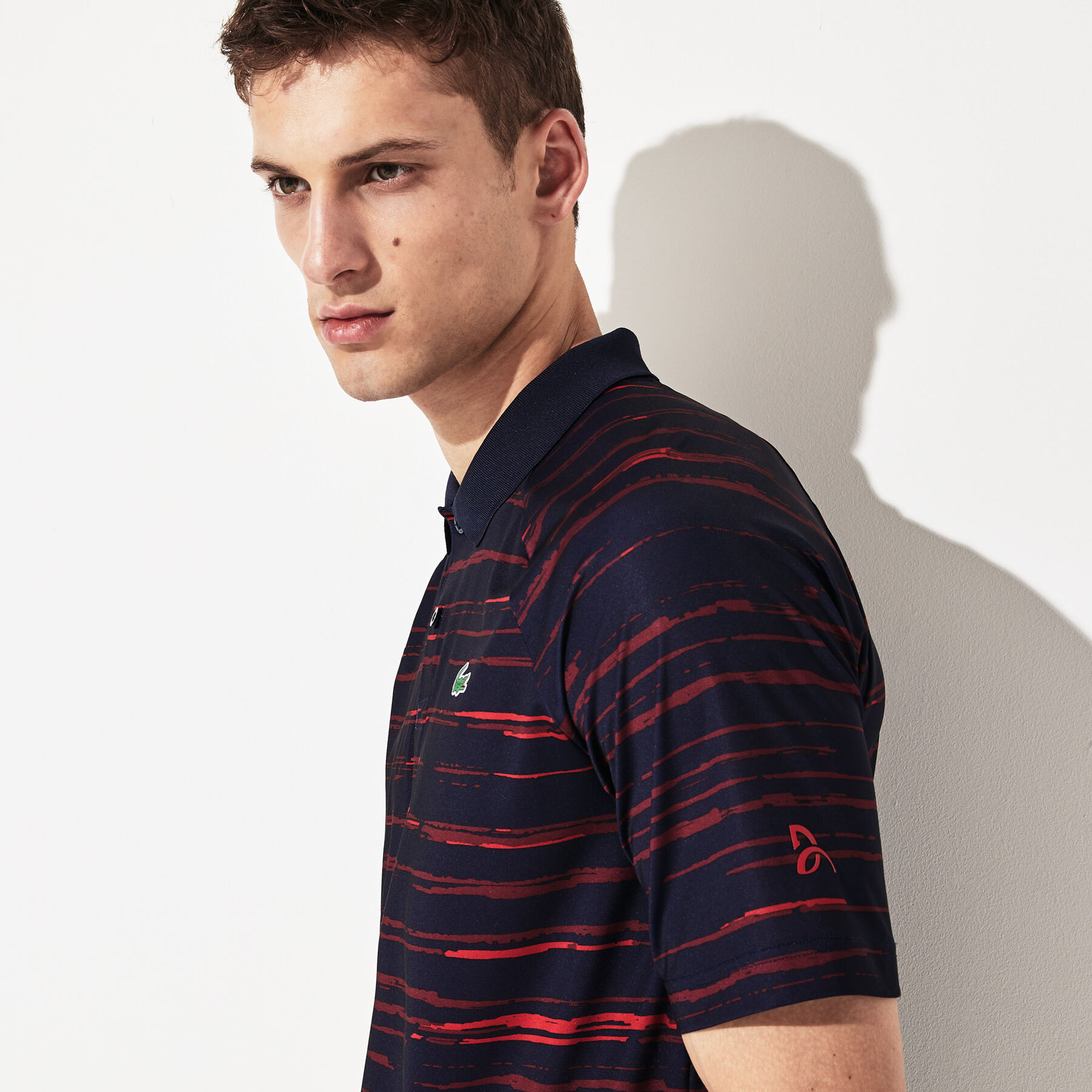 Men's Lacoste SPORT x Novak Djokovic Print Jersey Polo Shirt men s lacoste sport x novak djokovic print jersey polo shirt