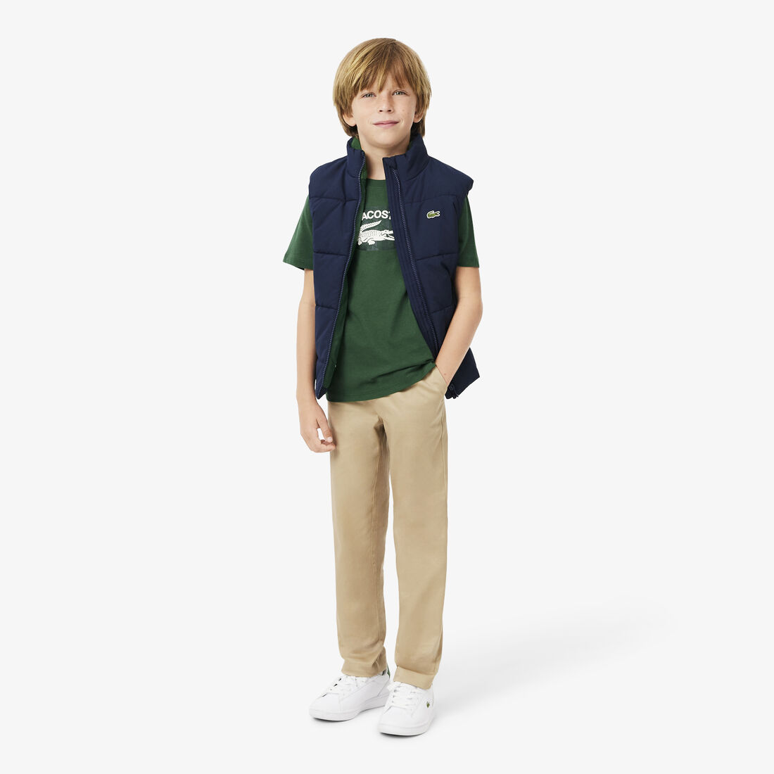 تي شيرت قطني بطبعة مونوغرام تي شيرت قطني بطبعة مونوغرام