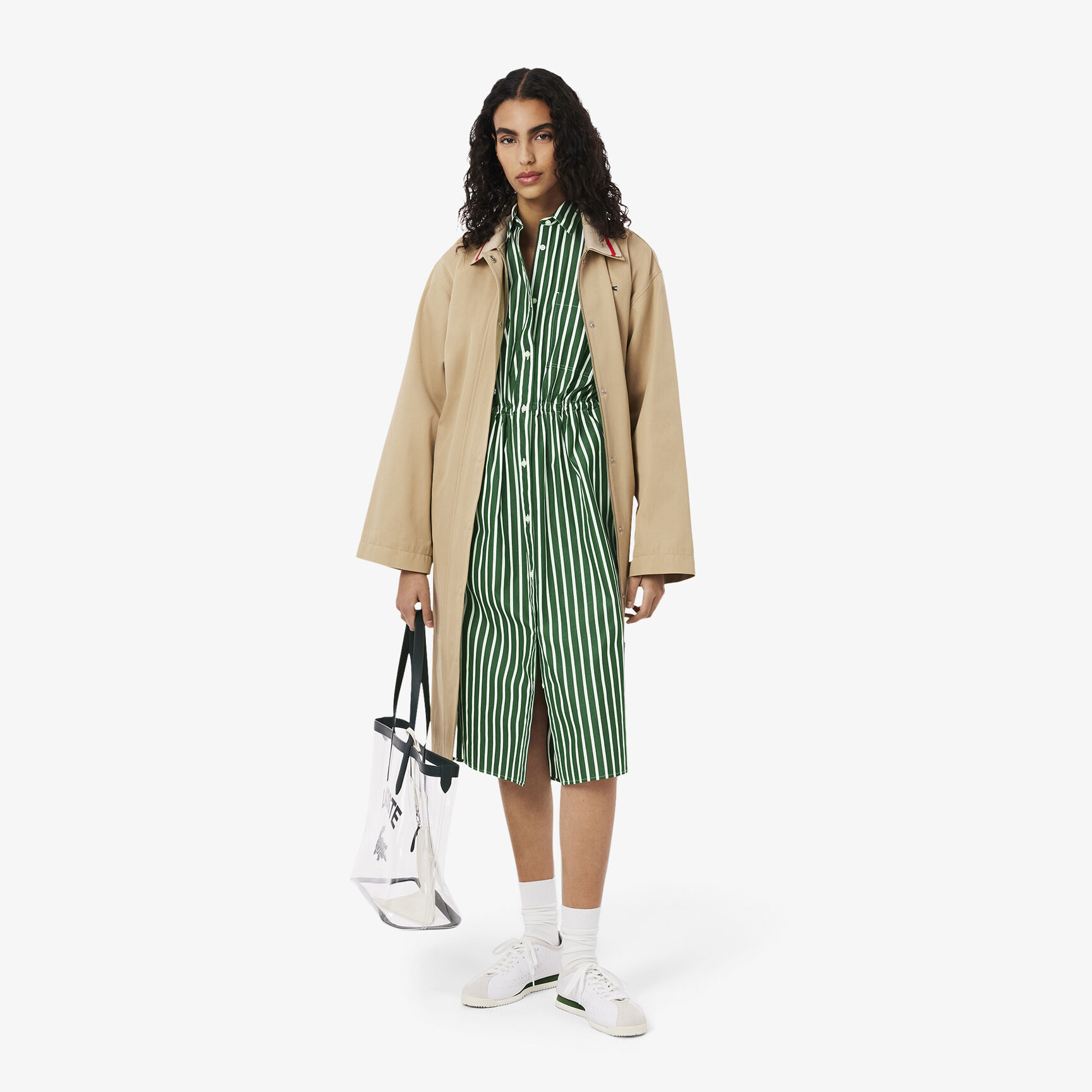 Relaxed Fit Poplin Shirt Dress
