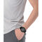 lacoste round analog mens black case watch