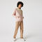 unisex lacoste live loose fit hooded bicolour fleece sweatshirt