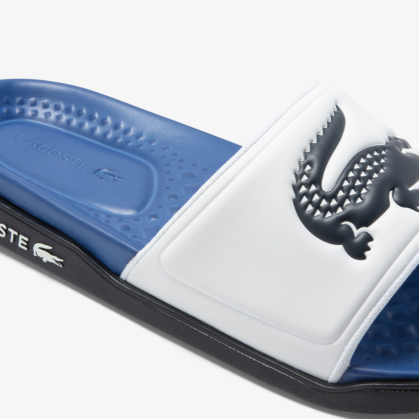 Men's Lacoste Croco Dualiste Synthetic Slides