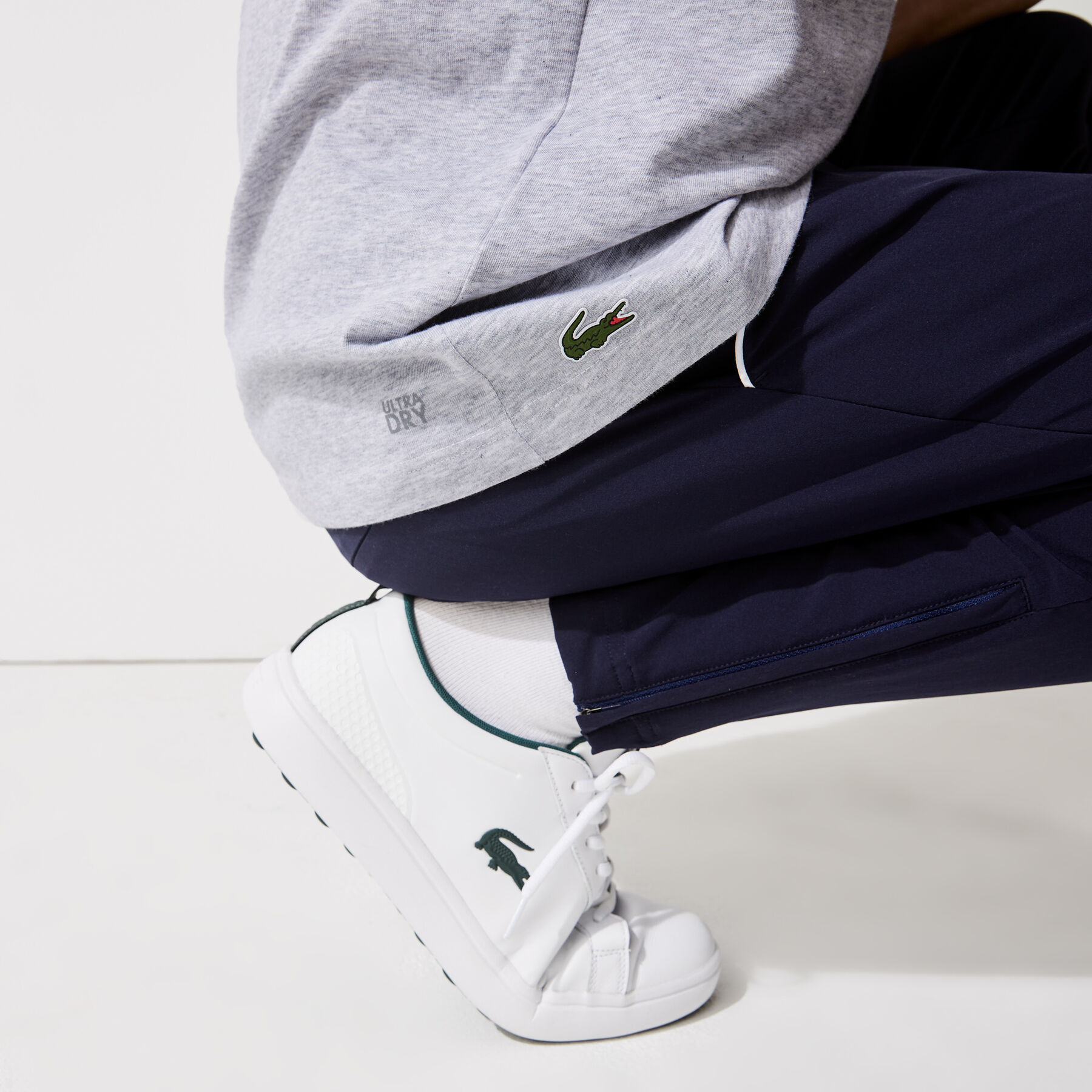 Men's Lacoste SPORT 3D Design Breathable Cotton Golf T-shirt men s lacoste sport 3d design breathable cotton golf t shirt