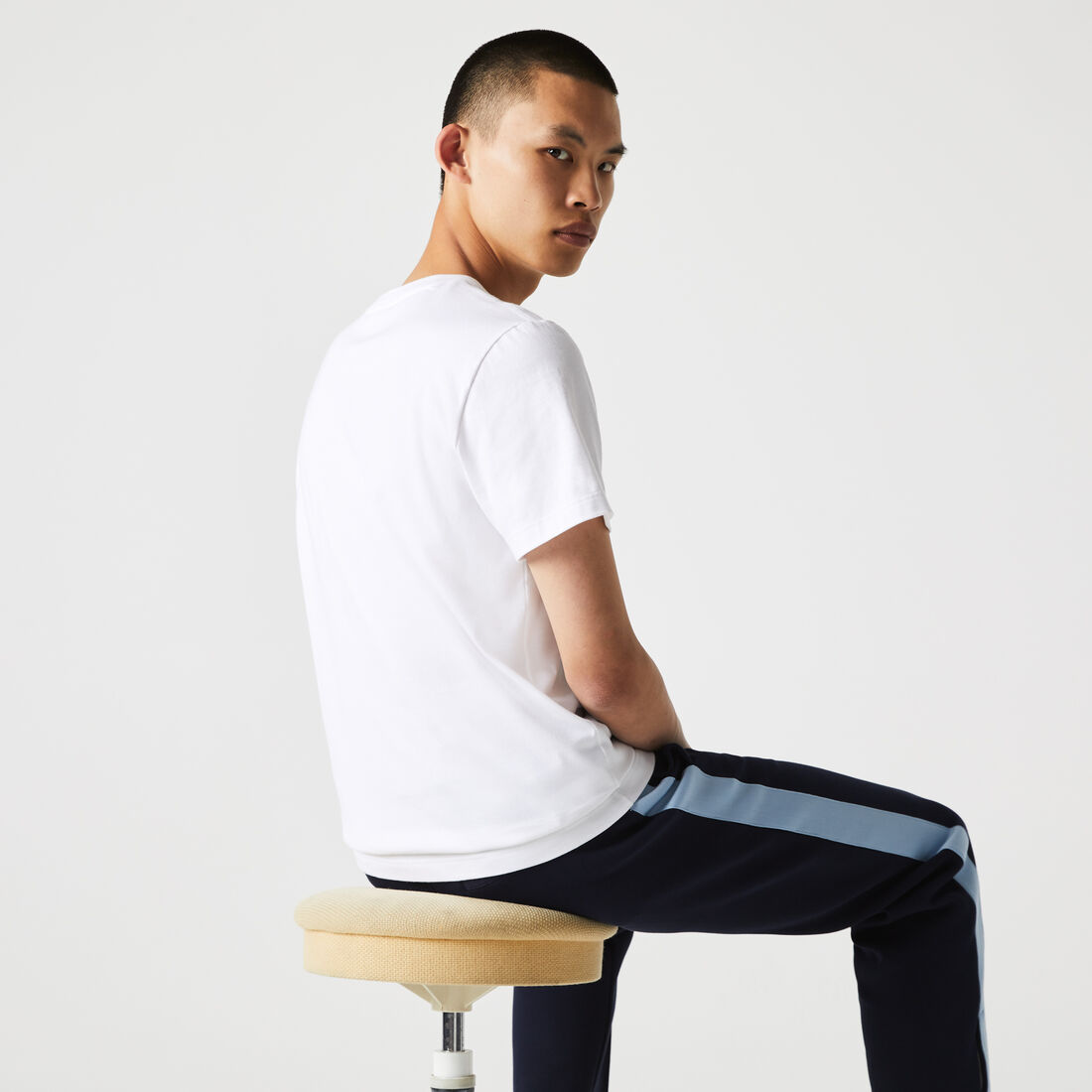 Men's Crew Neck Colored Crocodiles Organic Cotton T-shirt Men's Crew Neck Colored Crocodiles Organic Cotton T-shirt