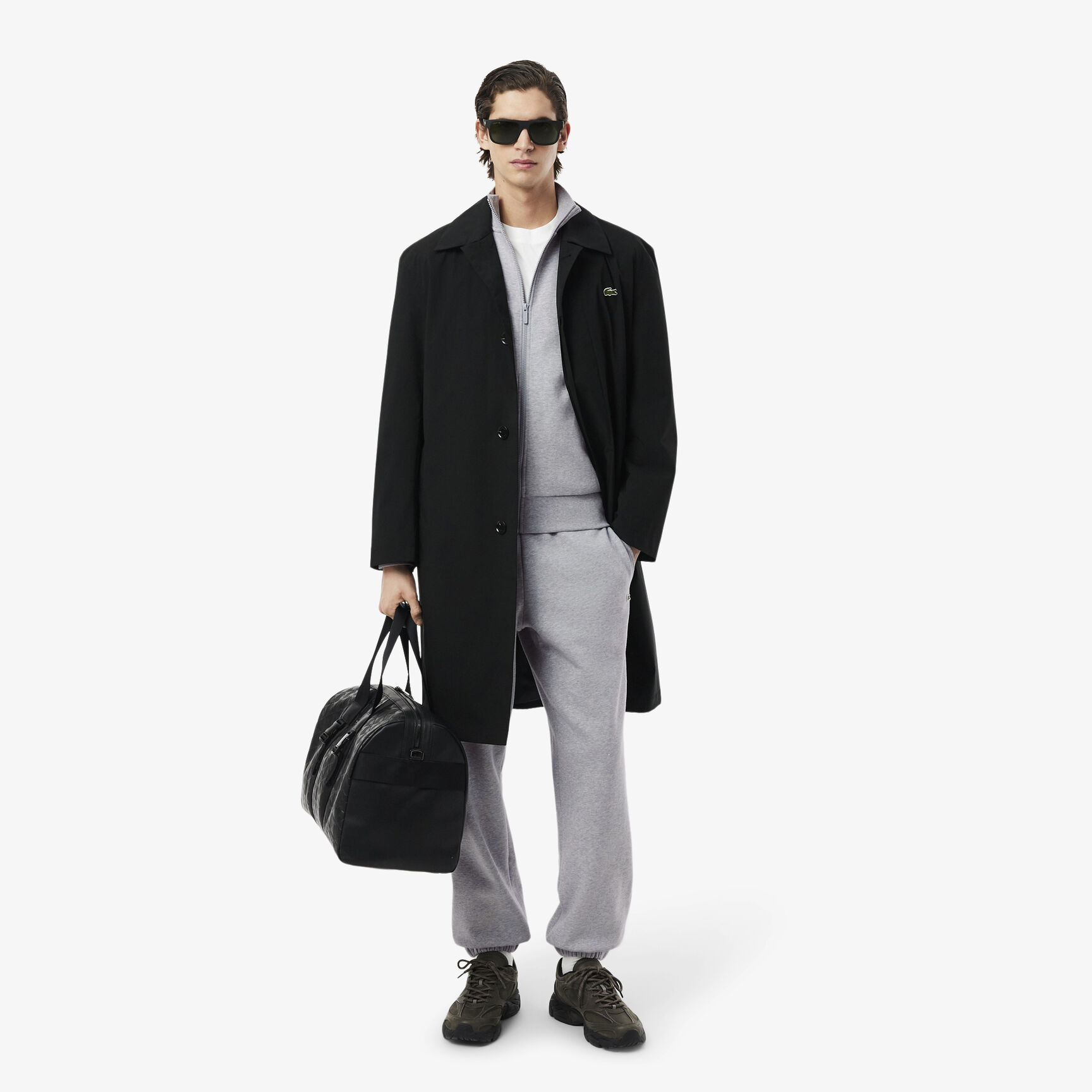 Zip-Up High Neck Fleece Sweatshirt Zip-Up High Neck Fleece Sweatshirt