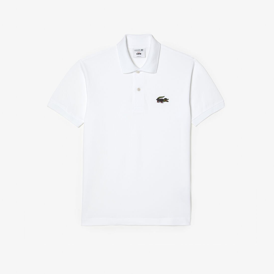 تيشيرت بولو قطن عضوي للرجال مجموعة Lacoste x Netflix تيشيرت بولو قطن عضوي للرجال مجموعة Lacoste x Netflix