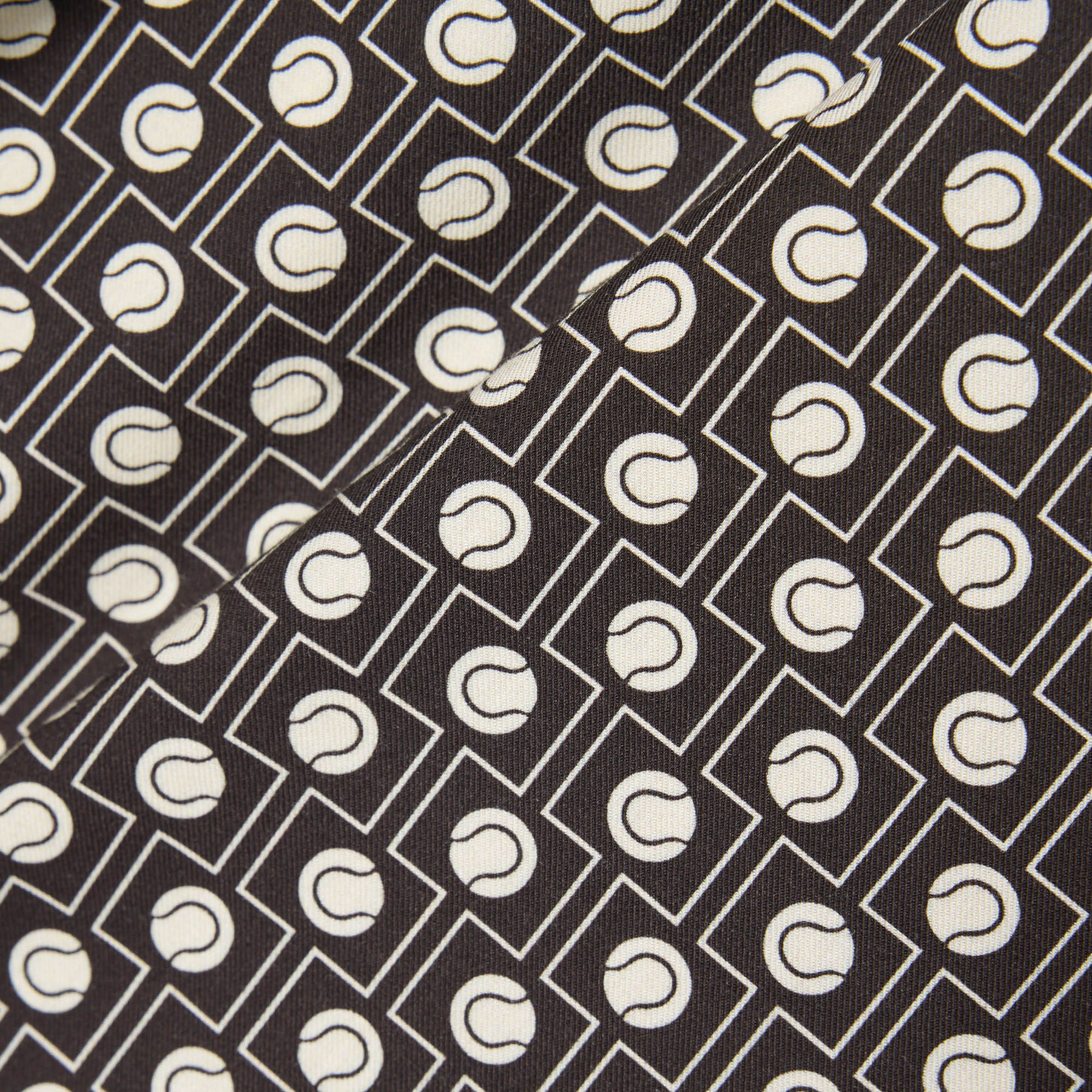lacoste regular fit printed cotton shirt