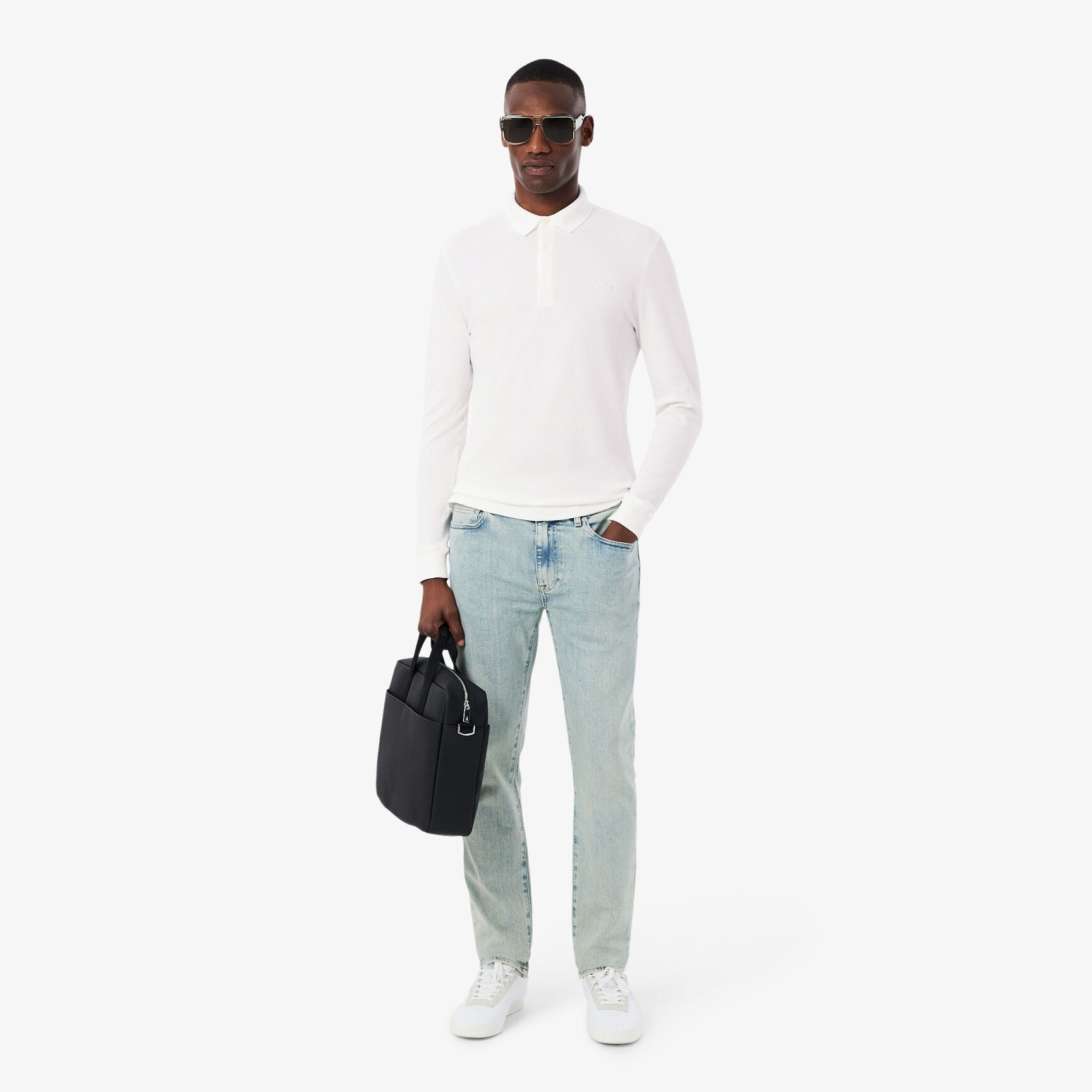 قميص بولو بيكيه باريسي بقصة عادية