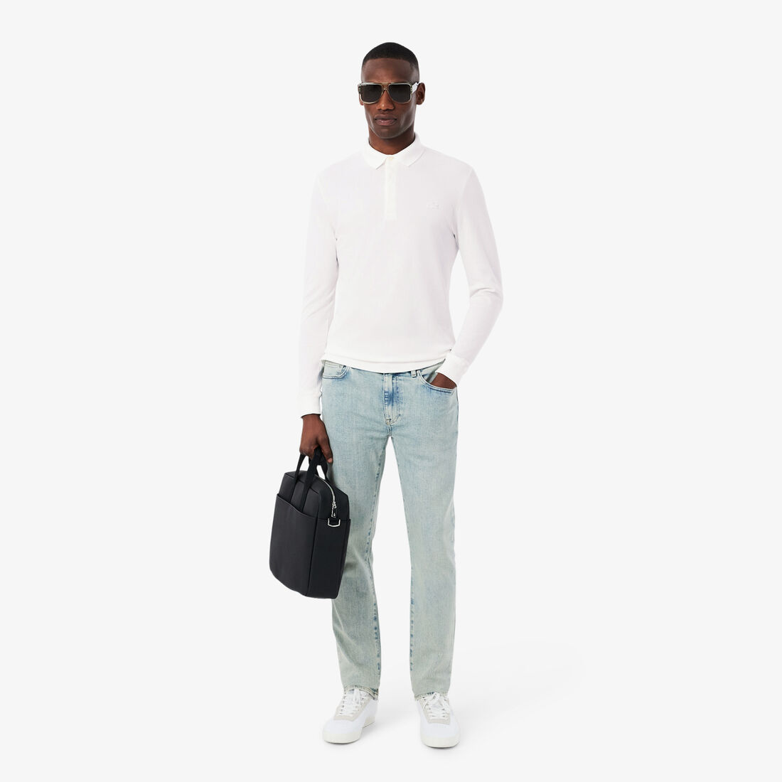 قميص بولو بيكيه باريسي بقصة عادية قميص بولو بيكيه باريسي بقصة عادية