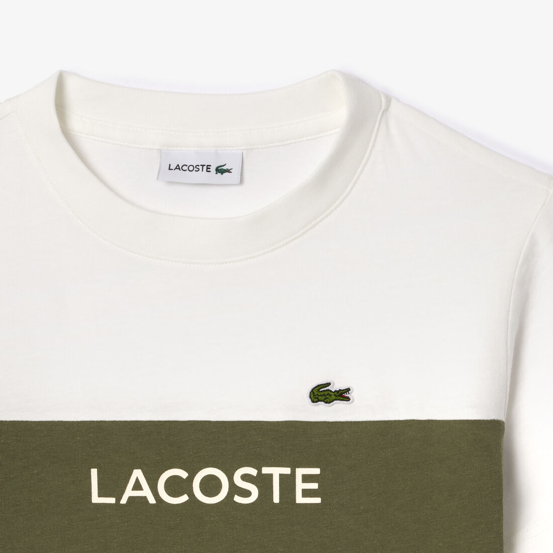 Kids' Lacoste Colourblock Organic Cotton Jersey T-shirt Kids' Lacoste Colourblock Organic Cotton Jersey T-shirt