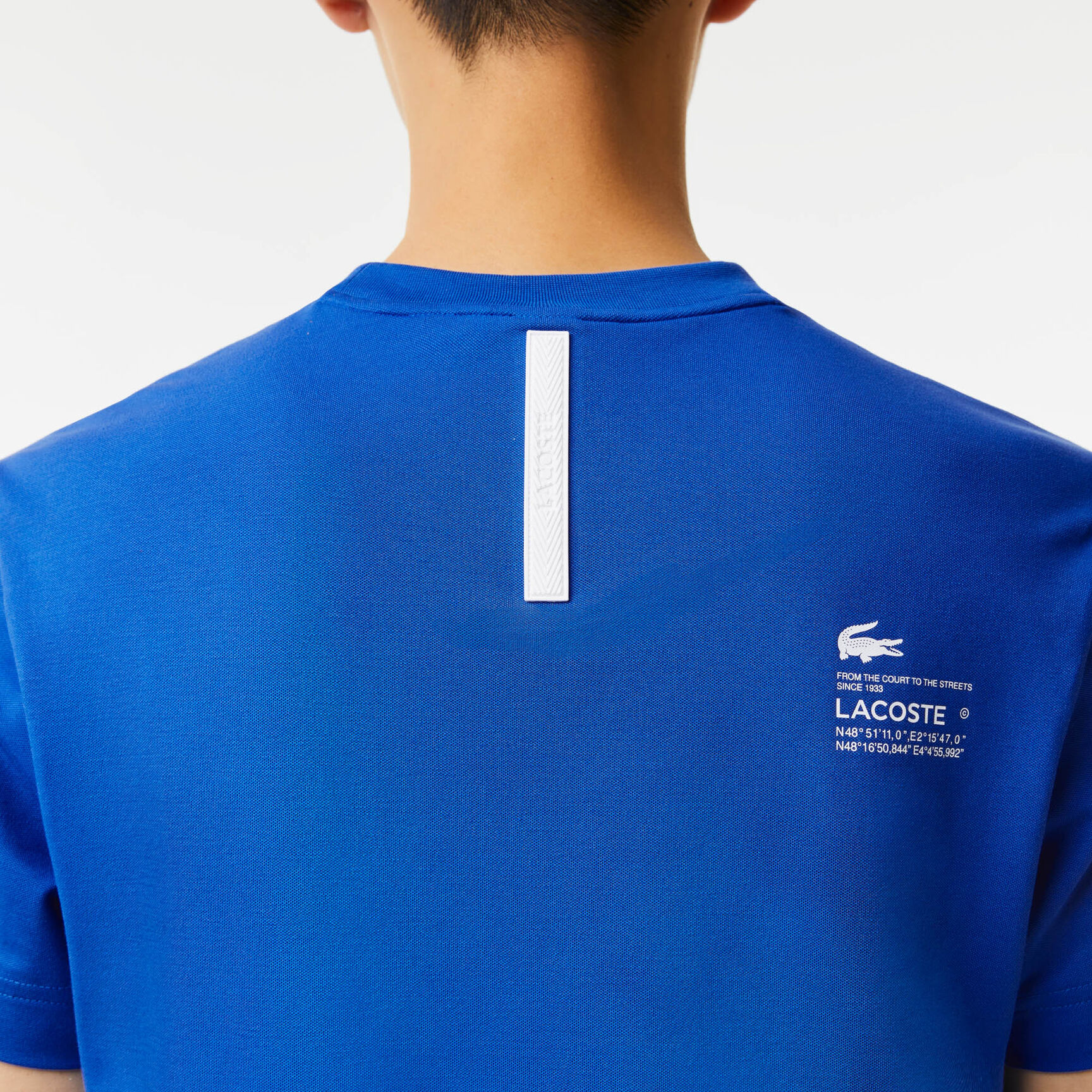 Men's Regular Fit Branded Piqu&eacute; T-shirt