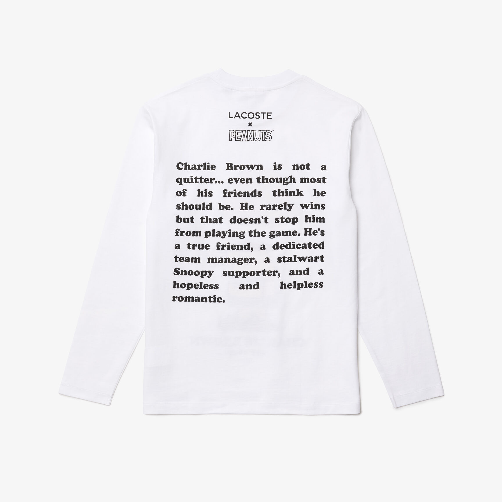 Men's Lacoste x Peanuts Organic Cotton T-shirt Men's Lacoste x Peanuts Organic Cotton T-shirt