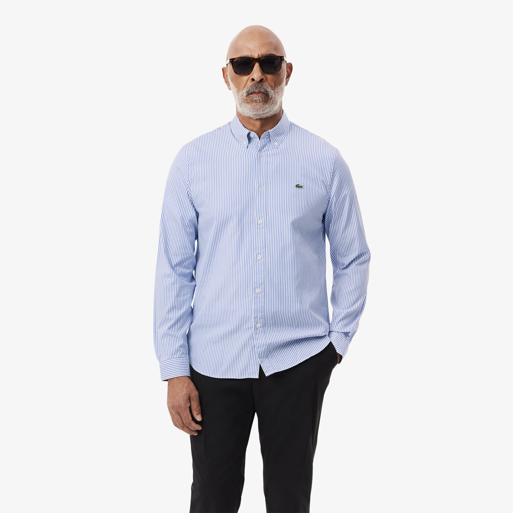 Men's Regular Fit Striped Cotton Shirt