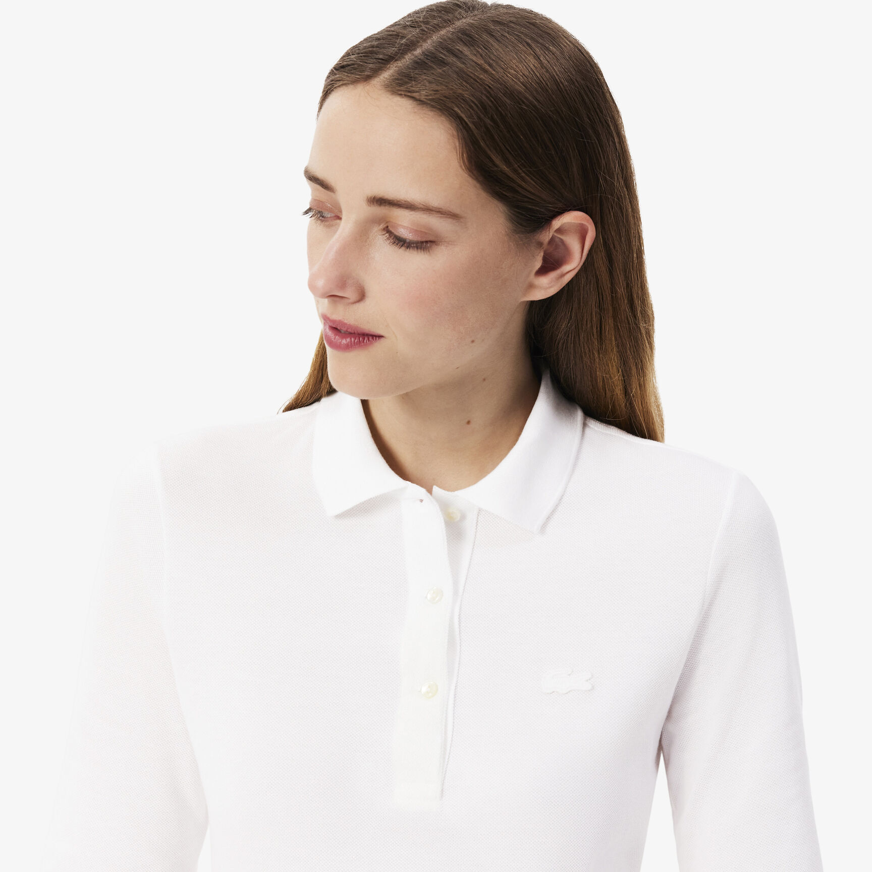 Women's Lacoste Slim Fit Supple Cotton Polo Shirt