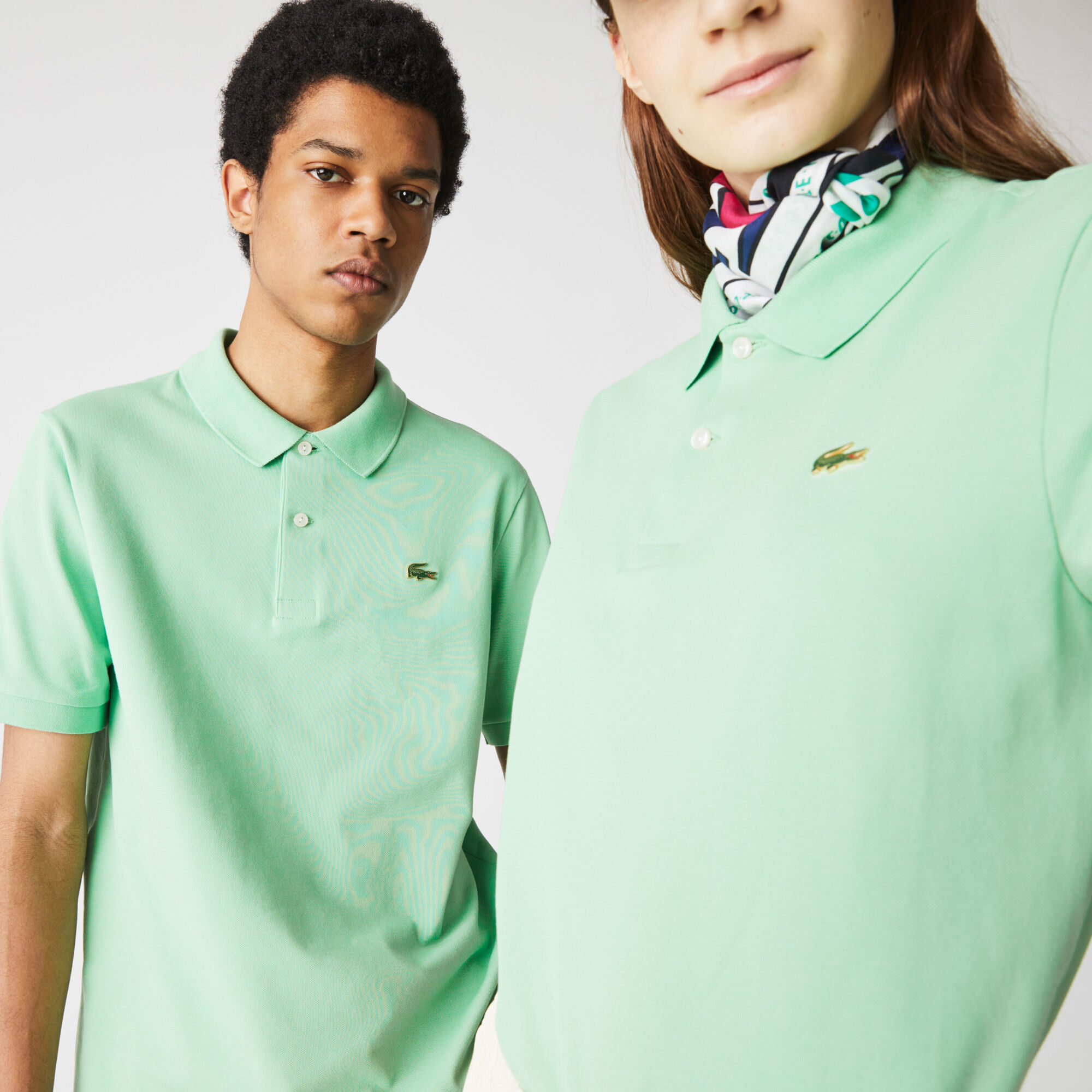 Mint green lacoste polo shirt cheap