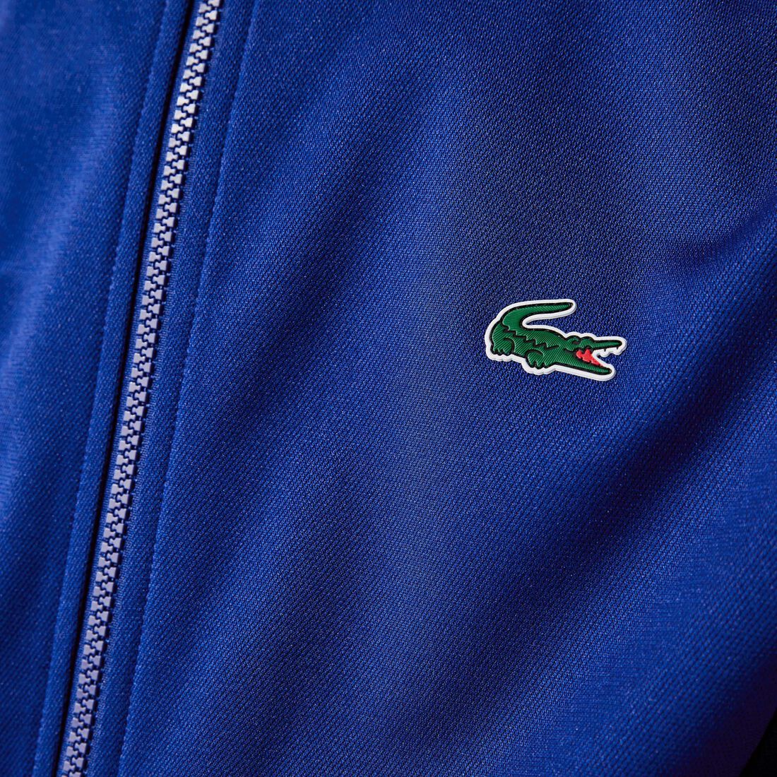 Men’s Lacoste SPORT Resistant Bicolor Piqué Zip Sweatshirt Men’s Lacoste SPORT Resistant Bicolor Piqué Zip Sweatshirt