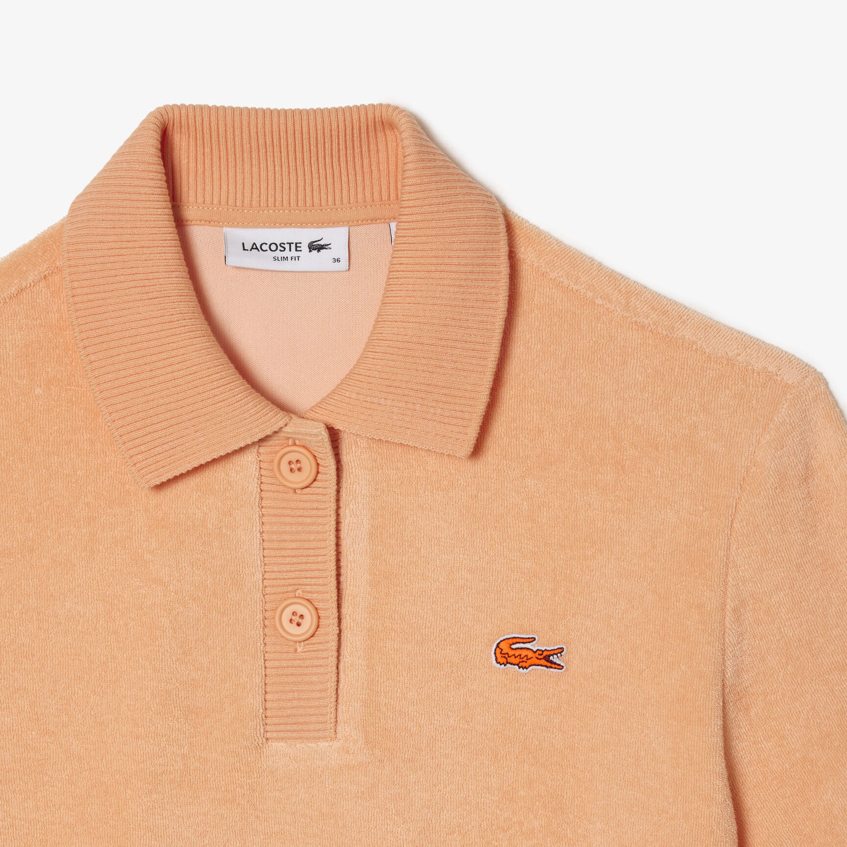 Women's Lacoste Organic Cotton Terry Polo Shirt Women's Lacoste Organic Cotton Terry Polo Shirt