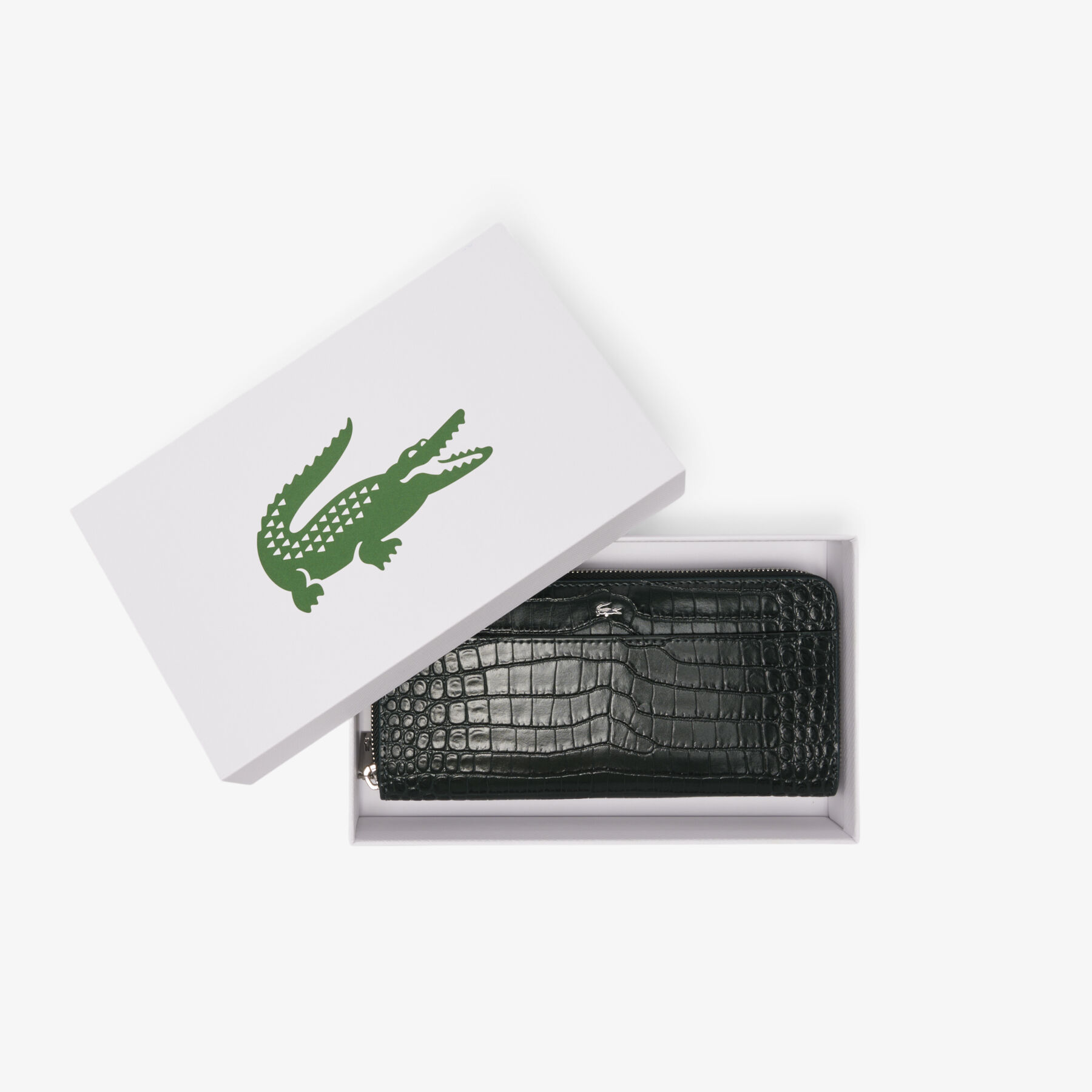 Large Chantaco Embossed Leather Billfold lacoste large chantaco embossed leather billfold
