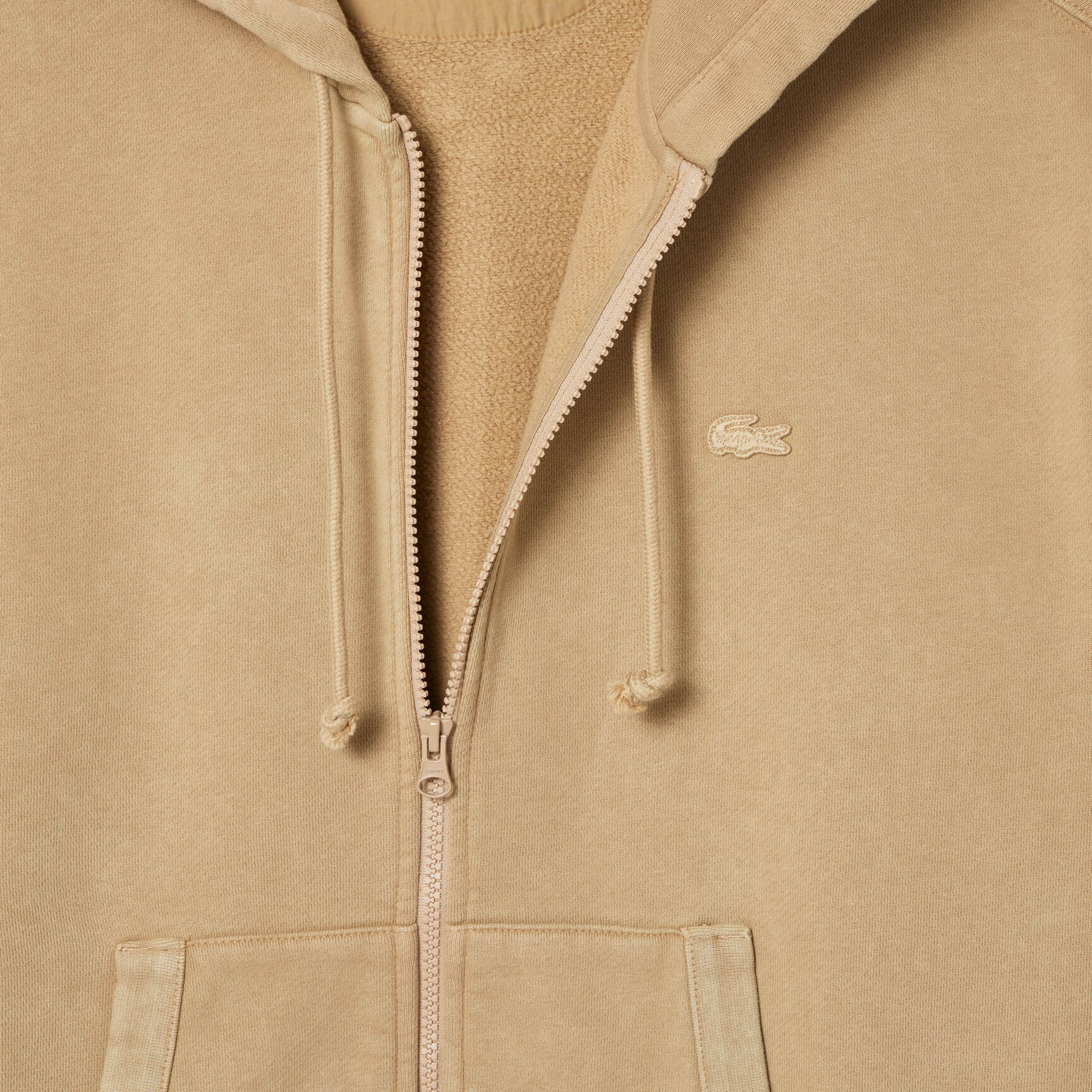 Loose Fit Washed Effect Hoodie