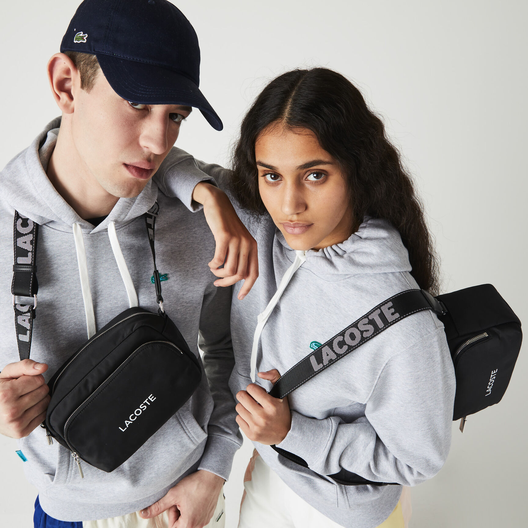 Unisex Branded Nylon Crossover Bag