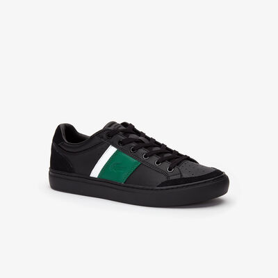Men's Courtline Leather And Suede Trainers