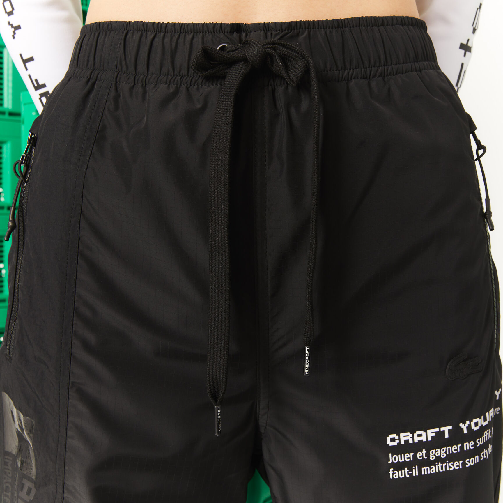 Unisex Lacoste L!VE x Minecraft Nylon Tracktrousers