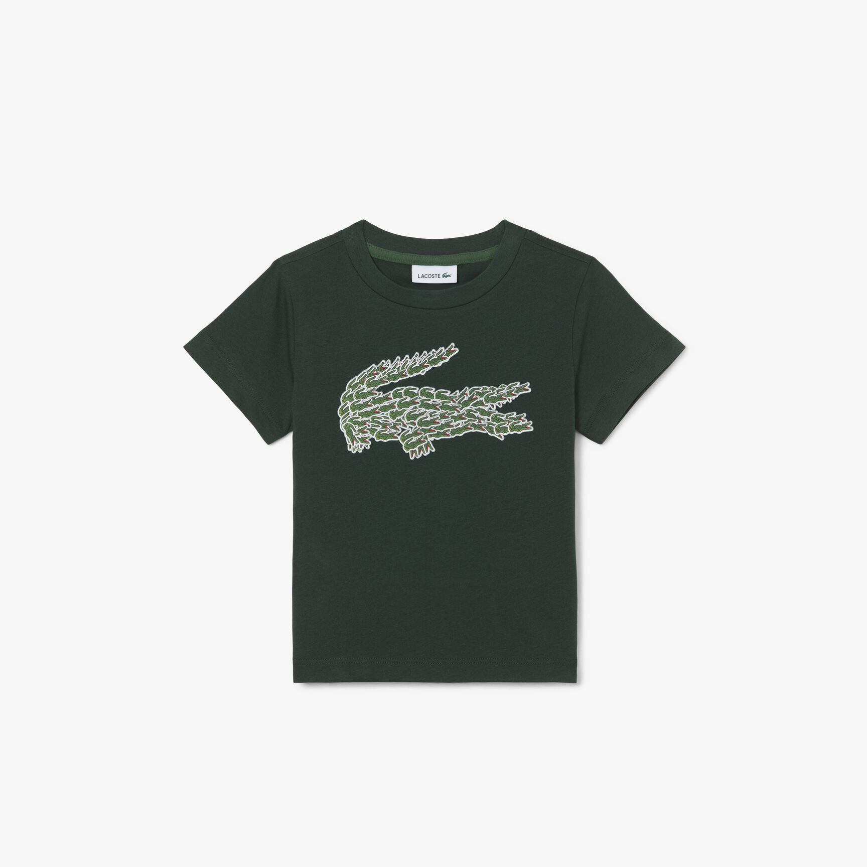 Crocodile Print Cotton T-shirt