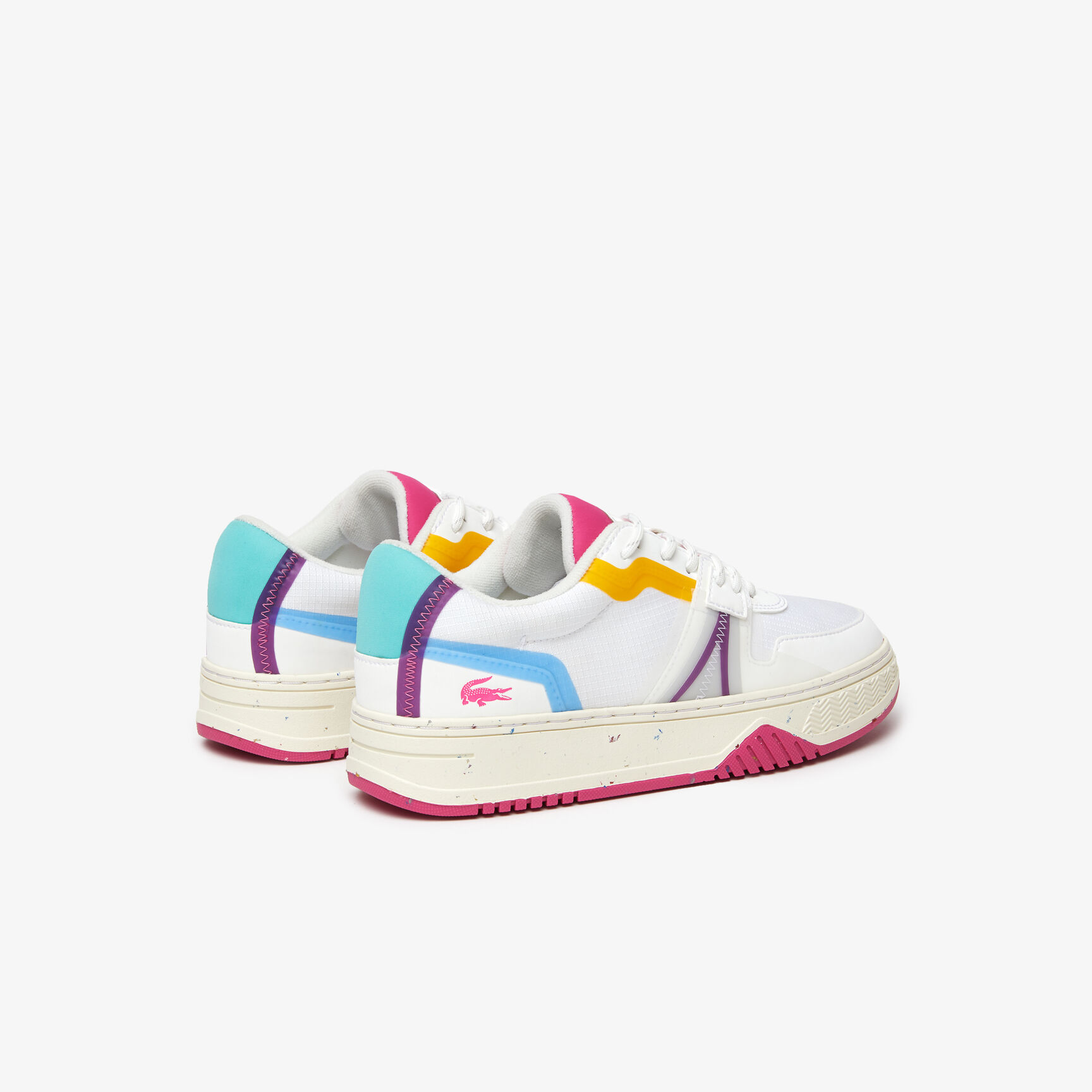 سنيكرز لاكوست L001 قماش وخامات صناعية صديقة للبيئة للنساء