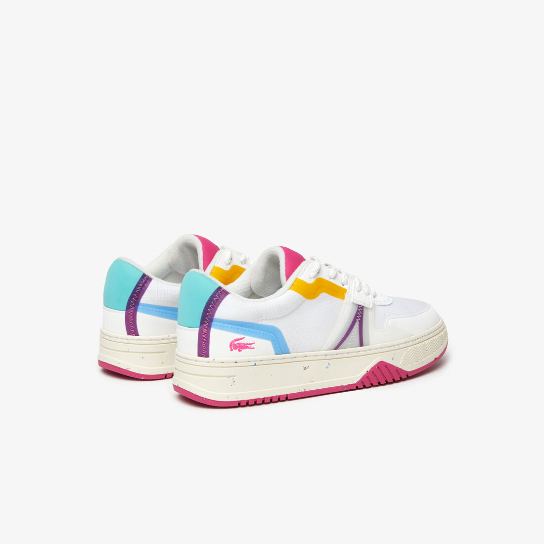 Women's Lacoste L001 Eco Synthetic and Textile Sneakers Women's Lacoste L001 Eco Synthetic and Textile Sneakers