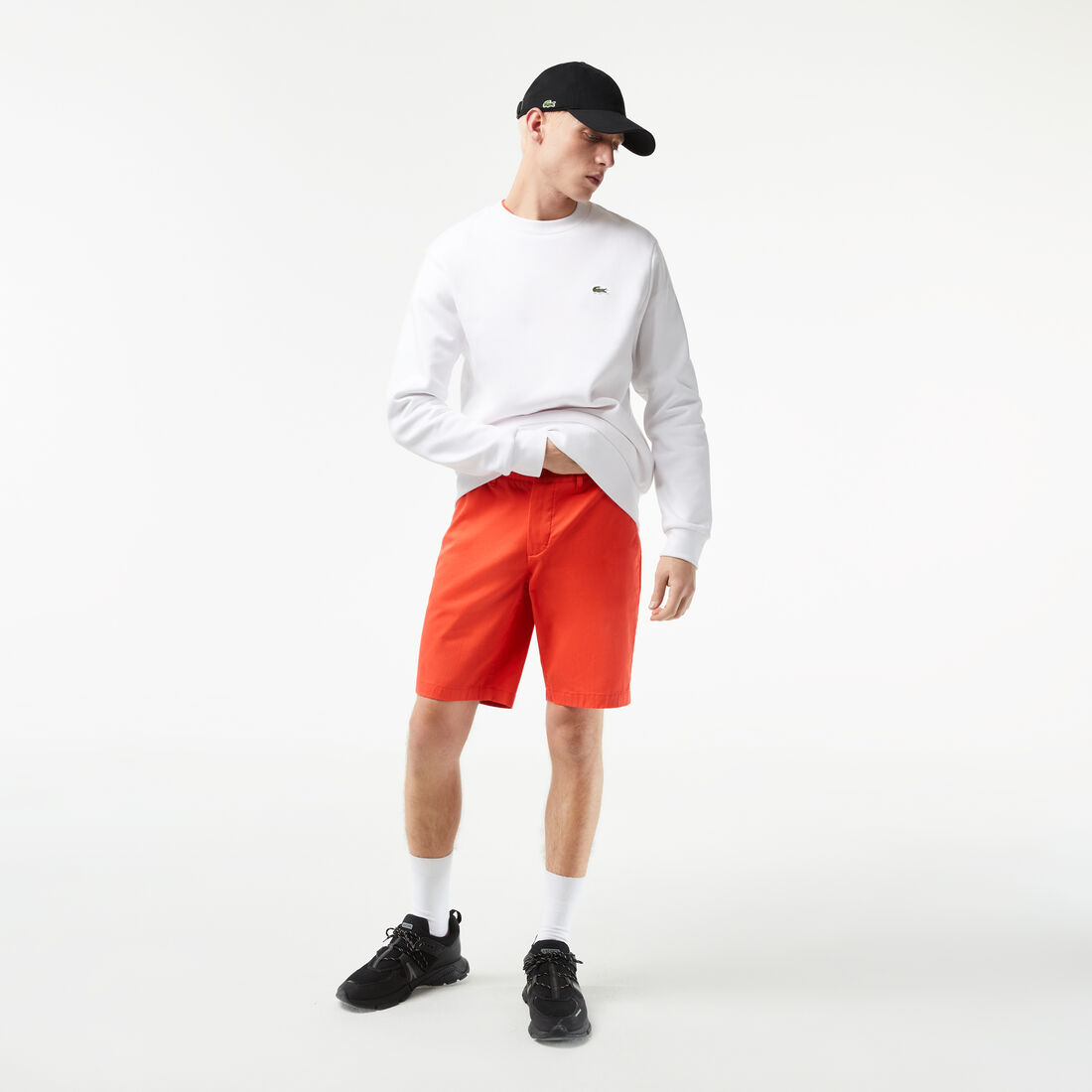 Men's Slim Fit Stretch Cotton Bermuda Shorts Men's Slim Fit Stretch Cotton Bermuda Shorts