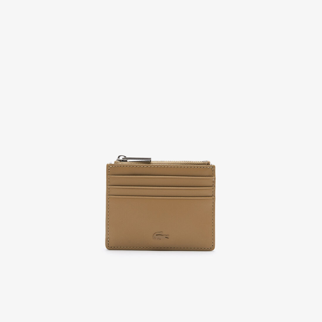 Buy Men's Fitzgerald Zippered Smooth Leather Credit Card Holder - Main Image