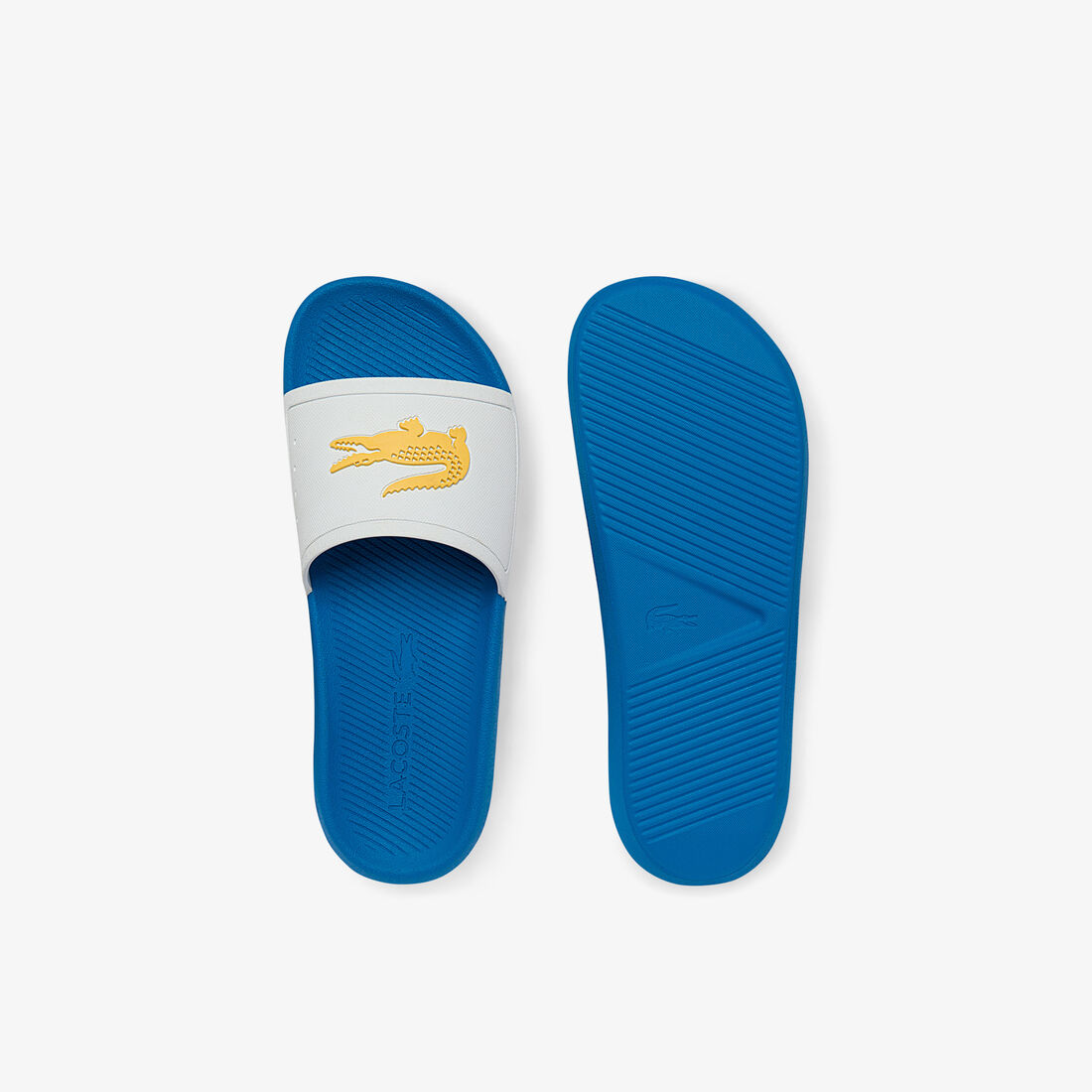 Men's Croco Synthetic Contrast Sole Slides Men's Croco Synthetic Contrast Sole Slides