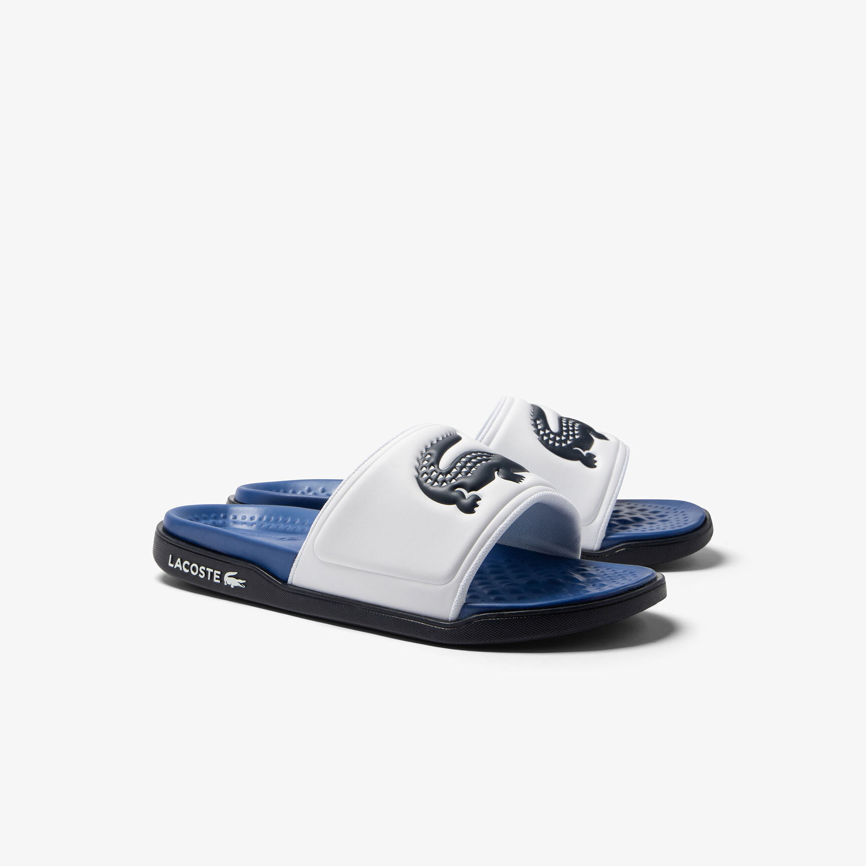 Men's Lacoste Croco Dualiste Synthetic Slides