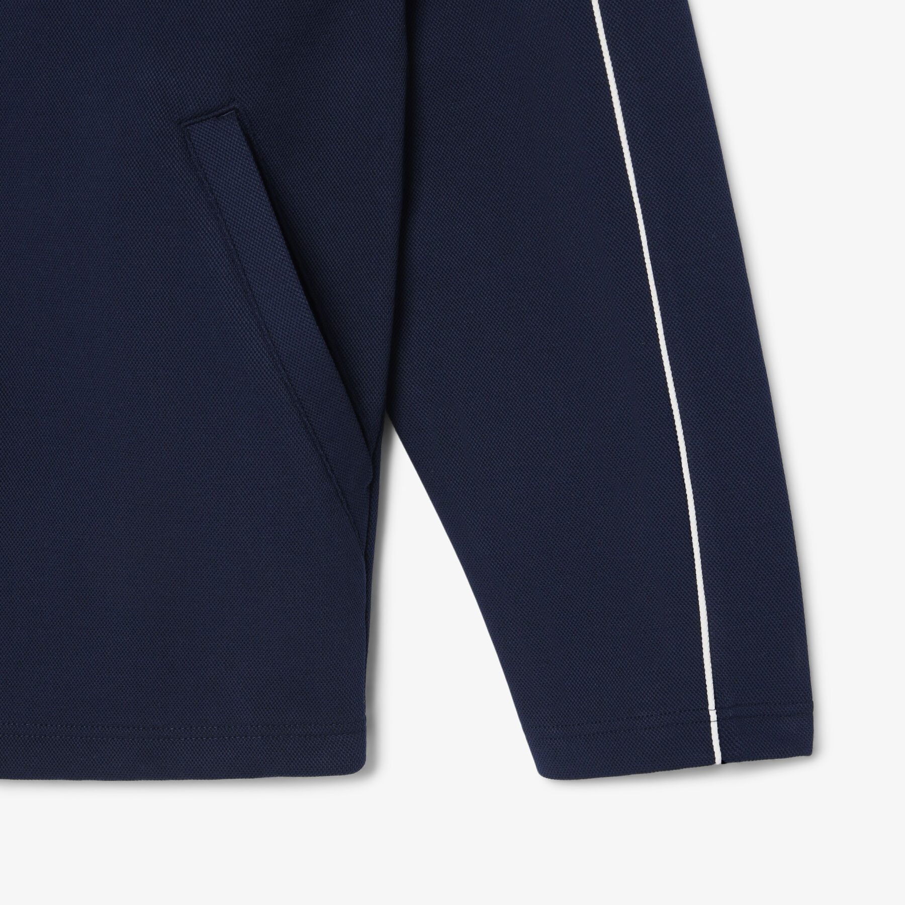 Tennis Heritage Zipped Badge Accent Sweatshirt lacoste tennis heritage zipped badge accent sweatshirt