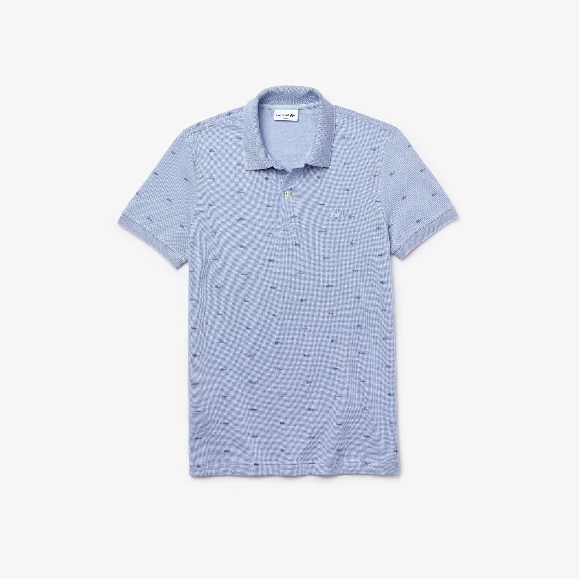 Men's Lacoste Micro Print Polo Shirt Men's Lacoste Micro Print Polo Shirt