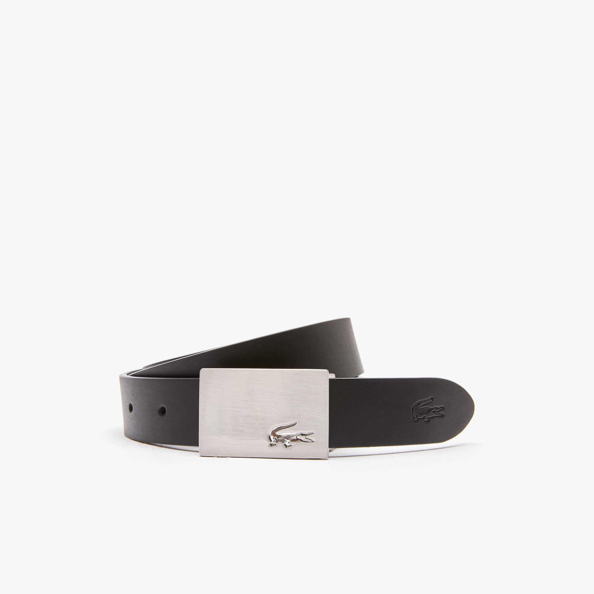 Buy Men s Reversible Leather Belt And 2 Buckles Gift Set Lacoste EG