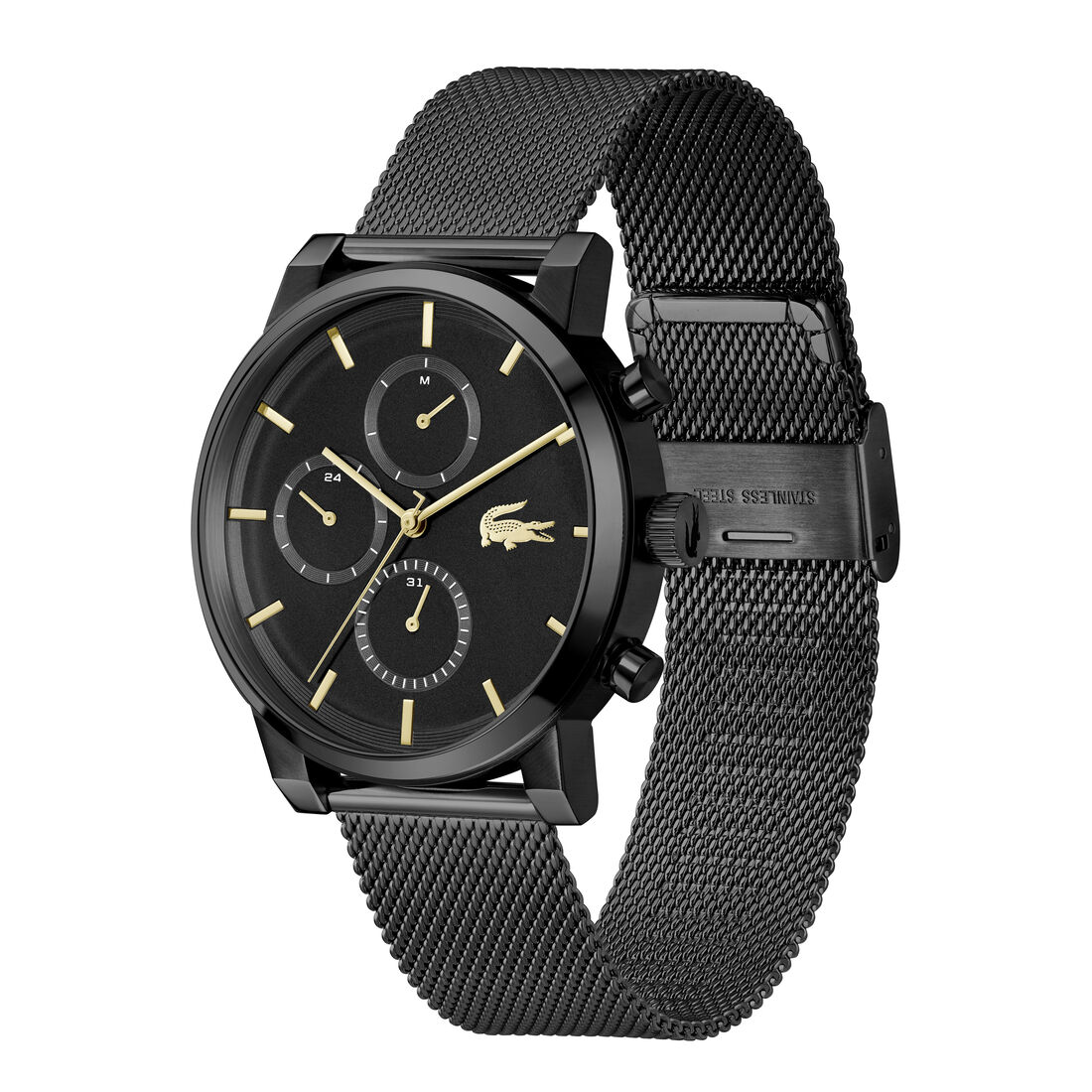 Black Ion-Plated Steel Men's Watch Black Ion-Plated Steel Men's Watch