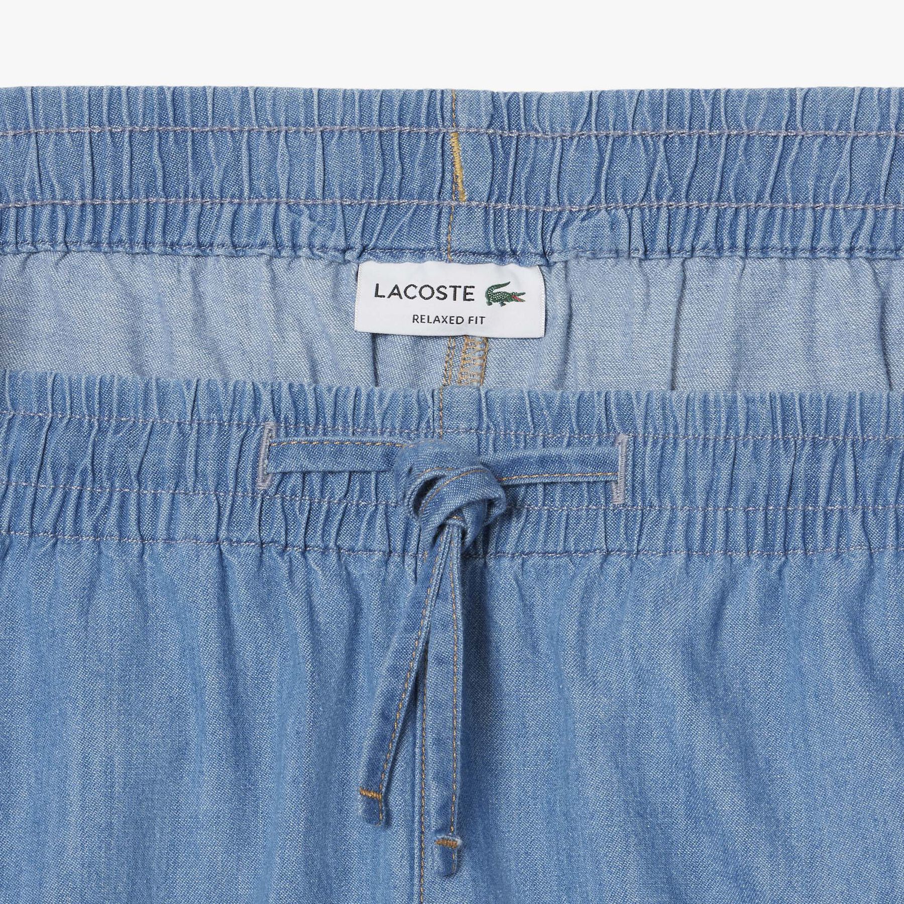 Relaxed Fit Denim Shorts lacoste relaxed fit denim shorts