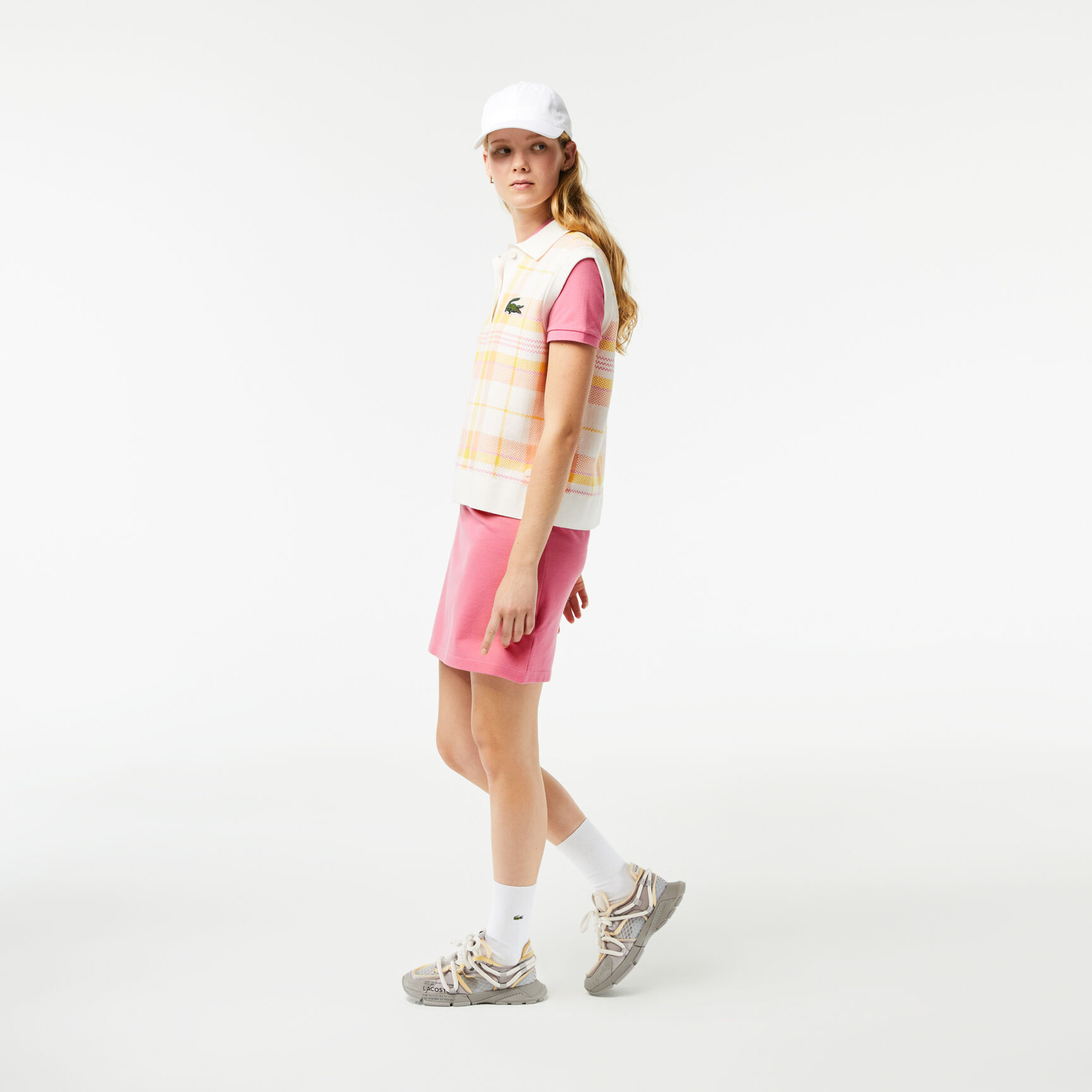 فستان بولو نسيج بيكيه للنساء فستان بولو نسيج بيكيه للنساء