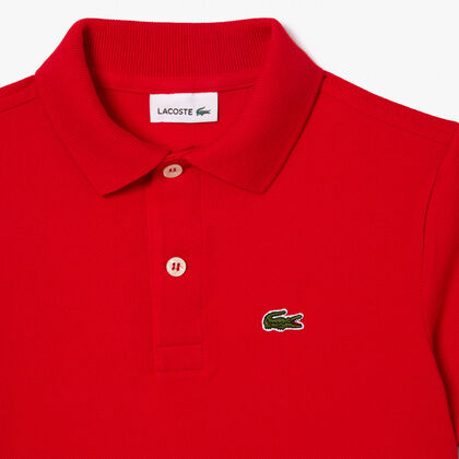 Kids' Lacoste Regular Fit Petit Pique Polo Shirt