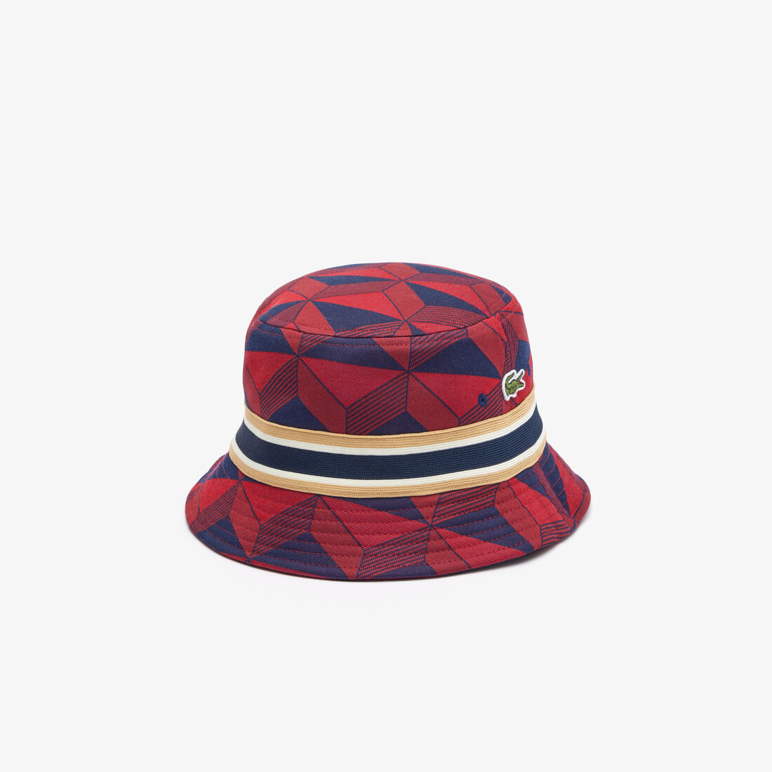 Interlock Jacquard Patterned Bucket Hat Interlock Jacquard Patterned Bucket Hat