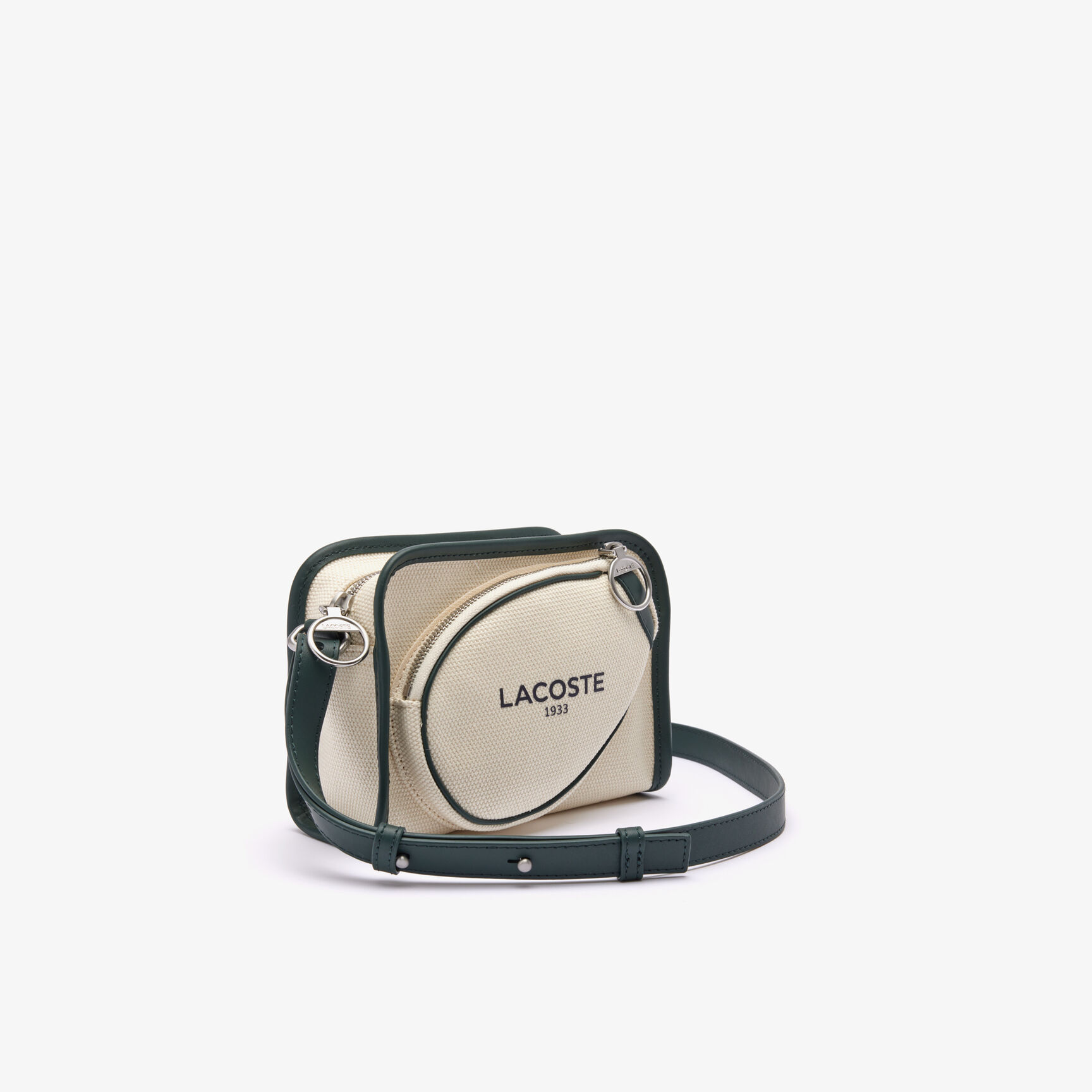 Tennis Style Textile Shoulder Bag